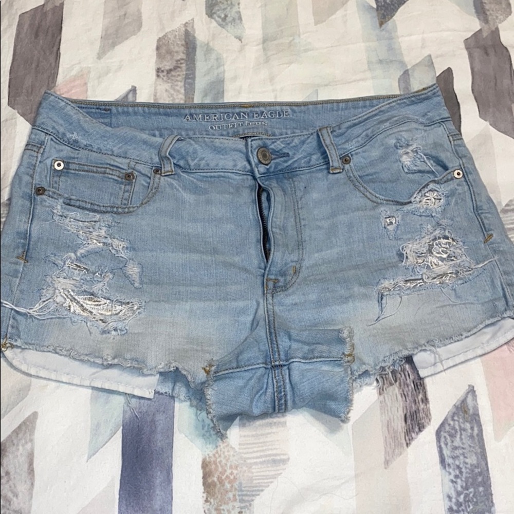 American Eagle festival shorts